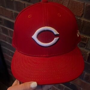 Cincinnati Reds Red Baseball Cap with White Logo